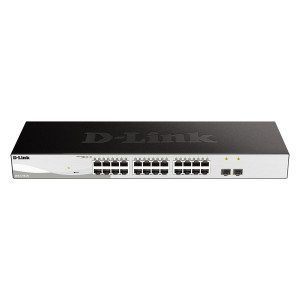 D-Link DGS-1210-26 switch de rede Gerido L2 Gigabit Ethernet (10 100 1000) 1U Preto, Cinzento 2