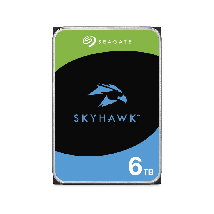 Seagate SkyHawk ST6000VX009 unidade de disco rígido 6 TB 256 MB 3.5" Serial ATA III