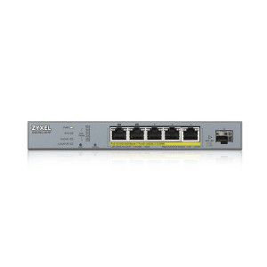 Zyxel GS1350-6HP-EU0101F switch de rede Gerido L2 Gigabit Ethernet (10 100 1000) Power over Ethernet (PoE) Cinzento 2