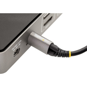 StarTech.com Cabo USB-C de 10 Gbps com bloqueio de parafuso superior de 1 m - Cabo USB 3.1 3.2 Gen 2 Type-C - Carregamento de 2