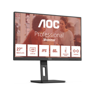 AOC E3 U27E3UF monitor de ecrã 68,6 cm (27") 3840 x 2160 pixels 4K Ultra HD LED Preto 2