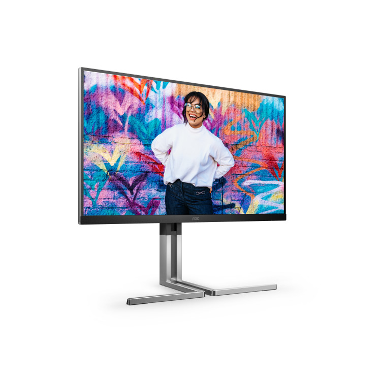 AOC Q27U3CV monitor de ecrã 68,6 cm (27") 2560 x 1440 pixels 4K Ultra HD LCD Preto
