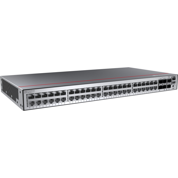 Huawei CloudEngine S5735-L48T4XE-A-V2 Gerido L3 Gigabit Ethernet (10 100 1000) 1U Preto, Prateado