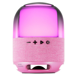 Mars Gaming MSFLOWP Altifalante Portátil e ou para festa Coluna portátil estéreo Rosa 15 W