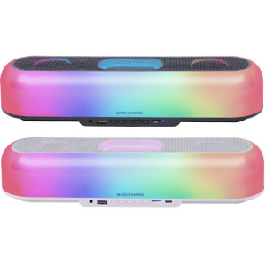 Mars Gaming MSBORBW Altifalante Portátil e ou para festa Coluna portátil estéreo Branco 20 W