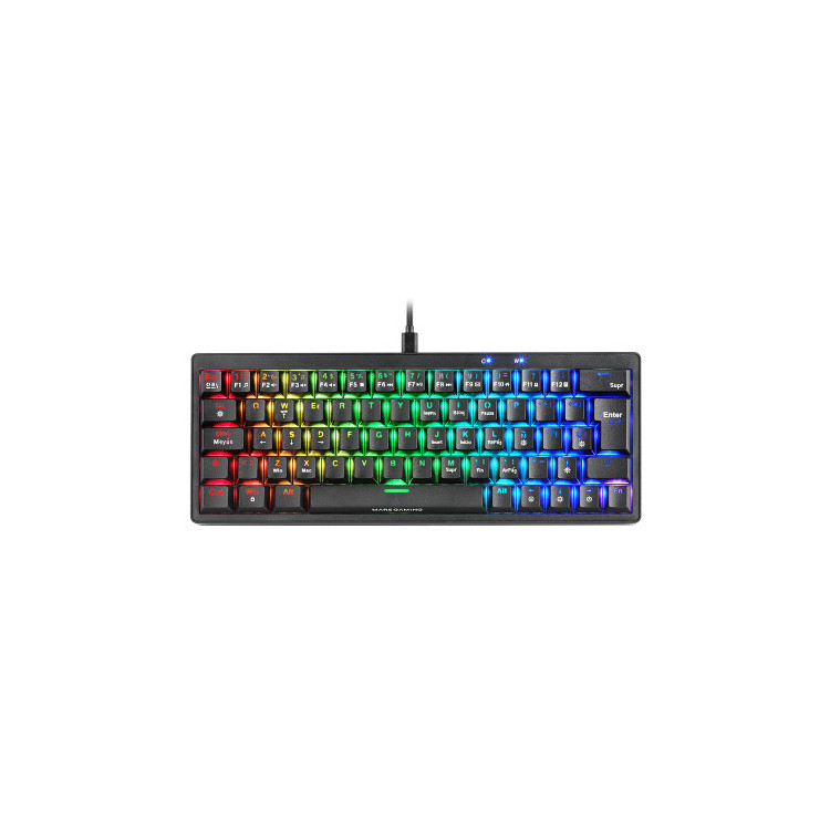Mars Gaming MKMINIPRO teclado Jogos USB Espanhol Preto
