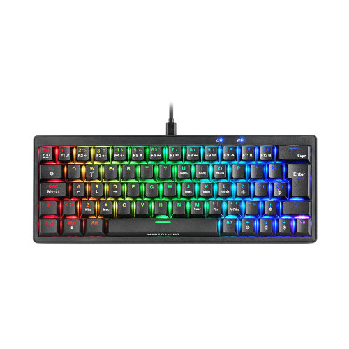 Mars Gaming MKMINIPRO teclado Jogos USB Espanhol Preto Mars Gaming MKMINIPRO teclado Jogos USB Espanhol Preto