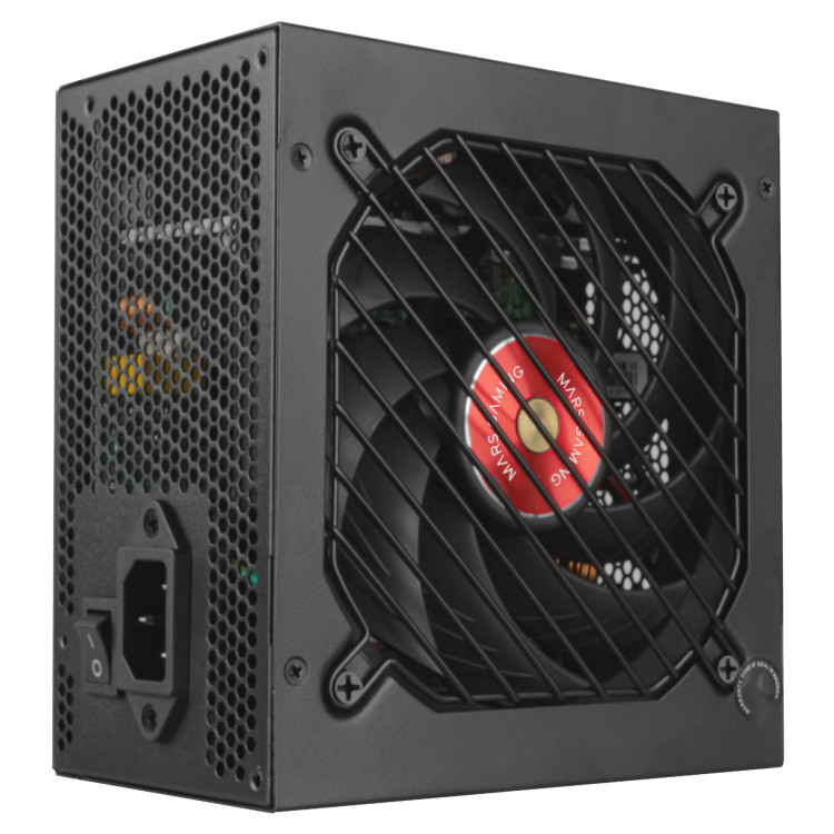 Mars Gaming MPVU750SI fonte de alimentação 750 W 24-pin ATX ATX Preto, Vermelho