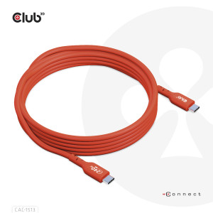 CLUB3D CAC-1513 cabo USB USB 2.0 3 m USB C Laranja 2
