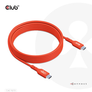 CLUB3D CAC-1573 cabo USB USB4 Gen 2x2 2 m USB C Vermelho 2