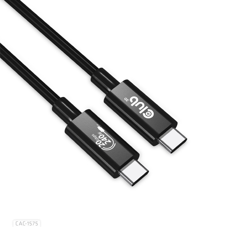 CLUB3D CAC-1575 cabo USB USB4 Gen 2x2 2 m USB C Preto