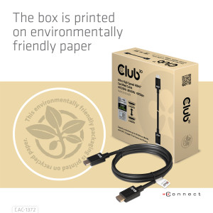 CLUB3D Ultra High Speed HDMI 4K120Hz, 8K60Hz Certified Cable 48Gbps M M 2 m   6.56 ft 2
