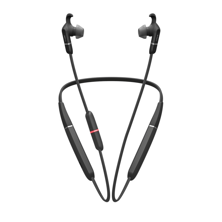 Jabra Evolve 65e Auscultadores Sem fios Fita de pescoço Escritório Call center Micro-USB Bluetooth Preto
