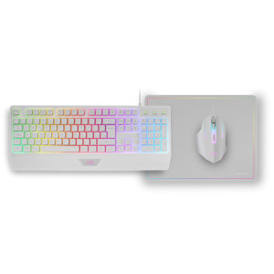 Mars Gaming MCP124W teclado Rato incluído Jogos USB QWERTY Português Branco