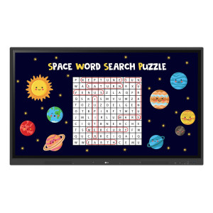 LG CreateBoard Quadro Interativo 190,5 cm (75") 3840 x 2160 pixels Ecrã táctil Preto USB   RF Wireless 2