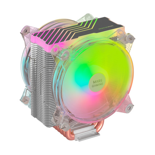 Mars Gaming MCPU66 Sistema de Arrefecimento de Computador Processador Arrefecimento a ar 12 cm Prateado, Transparente 1 Mars Gaming MCPU66 Sistema de Arrefecimento de Computador Processador Arrefecimento a ar 12 cm Prateado, Transparente 1
