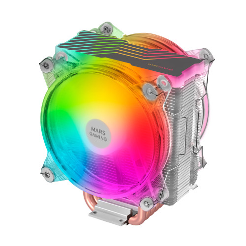 Mars Gaming MCPU66 Sistema de Arrefecimento de Computador Processador Arrefecimento a ar 12 cm Prateado, Transparente 1 Mars Gaming MCPU66 Sistema de Arrefecimento de Computador Processador Arrefecimento a ar 12 cm Prateado, Transparente 1