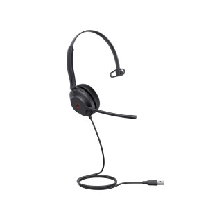 Yealink UH35 Mono Teams Auscultadores Com fios Fita de cabeça Escritório Call center USB Type-A Preto 2