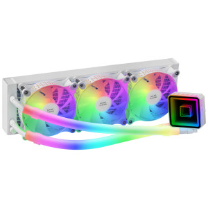 Mars Gaming MLULTRA360W Sistema de Arrefecimento de Computador Processador Refrigerador líquido all-in-one 12 cm Branco 1