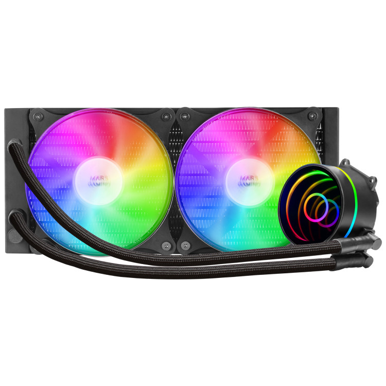 Mars Gaming MLONE240 Sistema de Arrefecimento de Computador Processador Kit de arrefecimento líquido 12 cm Preto 1 unidade(s)