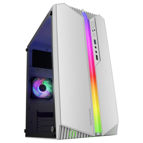 Mars Gaming MCS1W caixa para computador Mini Tower Branco Mars Gaming MCS1W caixa para computador Mini Tower Branco