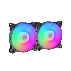 Mars Gaming MFDUO Sistema de Arrefecimento de Computador Caixa de computador Ventoinha 12 cm Preto