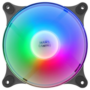 Mars Gaming MFDUO Sistema de Arrefecimento de Computador Caixa de computador Ventoinha 12 cm Preto 2