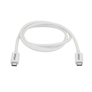 StarTech.com TBLT3MM1MW cabo Thunderbolt 1 m 20 Gbit s Branco 2