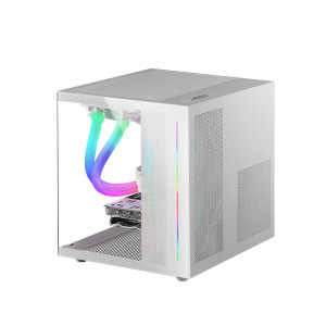 Mars Gaming MC-VIEWW Mini Tower Branco