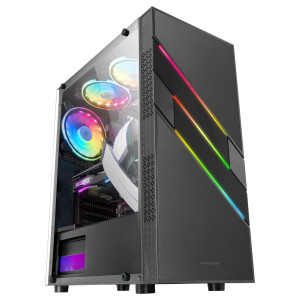 Mars Gaming MCU3 caixa para computador Tower Preto