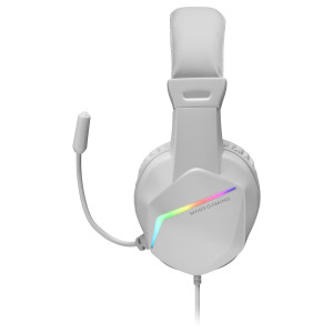 Mars Gaming MH122W auscultador Auscultadores Com fios Fita de cabeça Jogos USB Type-A Branco 2
