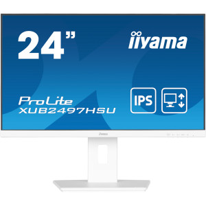 iiyama ProLite XUB2497HSU-W2 monitor de ecrã 60,5 cm (23.8") 1920 x 1080 pixels Full HD LED Branco 2