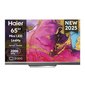 Haier H65M95EUX 165,1 cm (65") 4K Ultra HD Smart TV Wi-Fi Preto 2000 cd m² 2