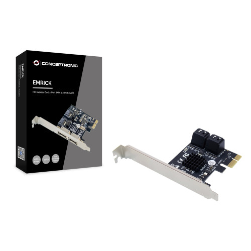 Conceptronic CSATA600EXI placa adaptador de interface Interno SATA, eSATA Conceptronic CSATA600EXI placa adaptador de interface Interno SATA, eSATA