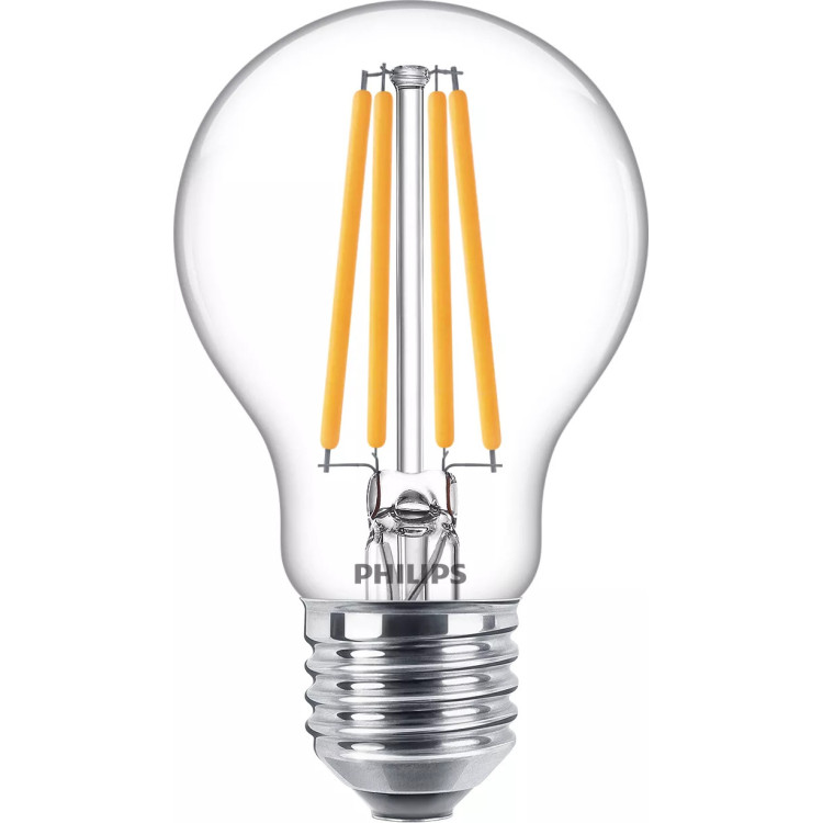 Philips Lâmpada de filamento transparente 100 W A60 E27