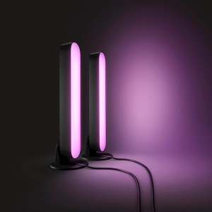 Philips Ambiente branco e colorido Hue Embalagem dupla de barra de luz Play 2