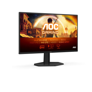 AOC G4 25G42E monitor de ecrã 62,2 cm (24.5") 1920 x 1080 pixels Full HD LED Preto, Vermelho 2