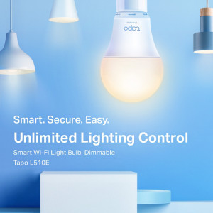 TP-Link Tapo L510E(2-PACK) iluminação inteligente Lâmpada inteligente Wi-Fi 2