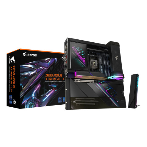 GIGABYTE Z890 AORUS XTREME AI TOP Intel Z890 LGA 1851 (Socket V1) ATX extensível GIGABYTE Z890 AORUS XTREME AI TOP Intel Z890 LGA 1851 (Socket V1) ATX extensível