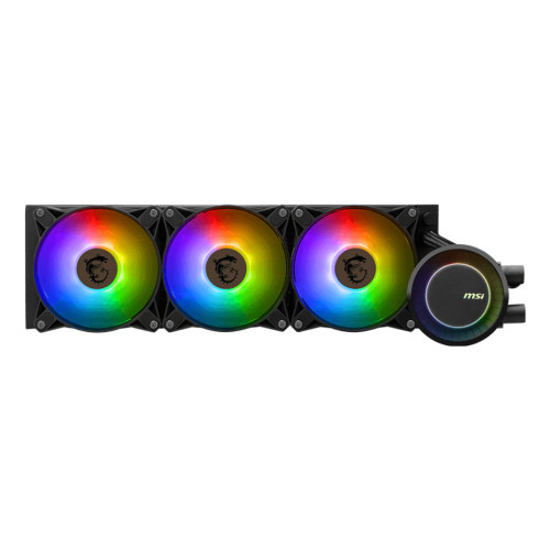 MSI MAG CORELIQUID E360 Sistema de Arrefecimento de Computador Placa mãe, Processador Kit de arrefecimento líquido 12 cm Preto MSI MAG CORELIQUID E360 Sistema de Arrefecimento de Computador Placa mãe, Processador Kit de arrefecimento líquido 12 cm Preto