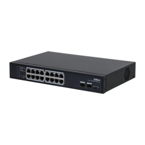 Dahua Technology PoE PFS3218-16GT-135 switch de rede Não-gerido L2 Gigabit Ethernet (10 100 1000) Power over Ethernet (PoE)
