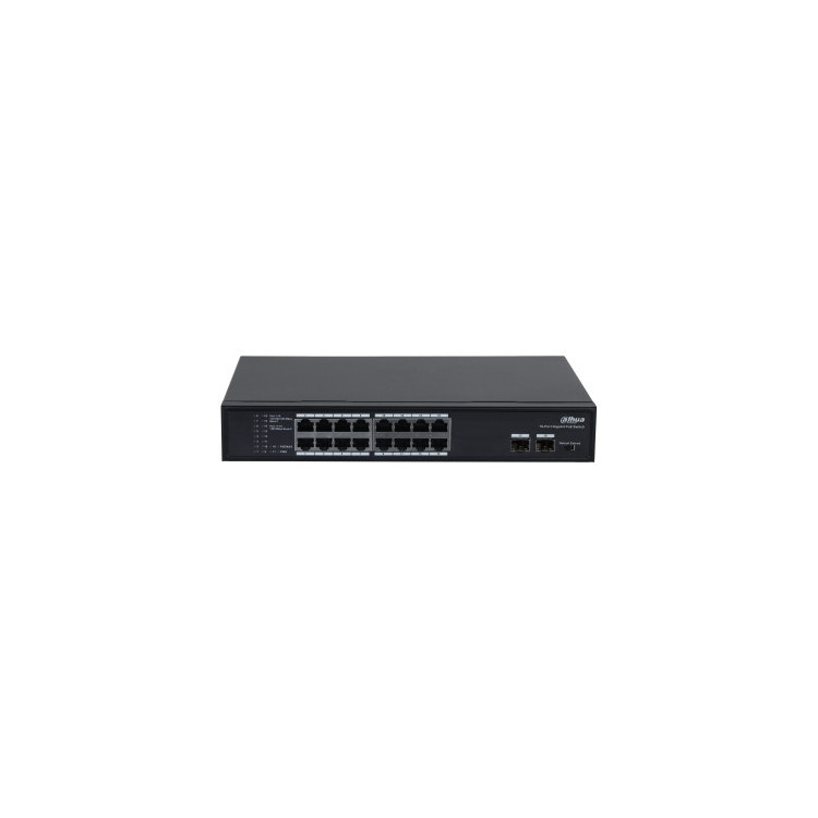 Dahua Technology PoE PFS3218-16GT-135 switch de rede Não-gerido L2 Gigabit Ethernet (10 100 1000) Power over Ethernet (PoE)