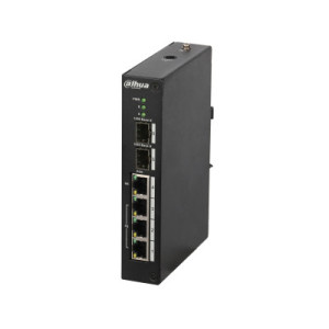 Dahua Technology PFS4206-4P-96 switch de rede Gerido L2 Fast Ethernet (10 100) Power over Ethernet (PoE) Preto