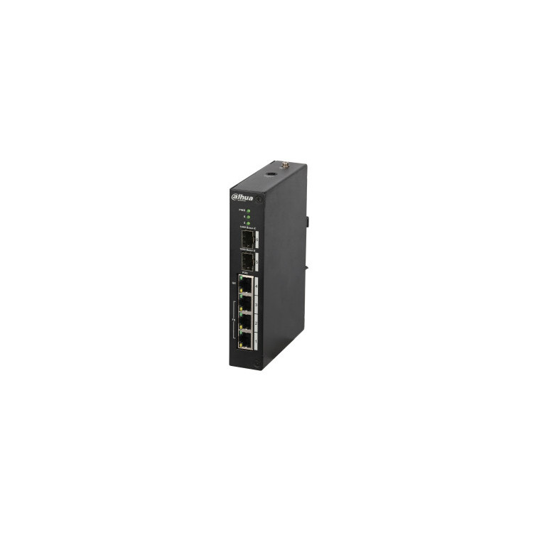 Dahua Technology PFS4206-4P-96 switch de rede Gerido L2 Fast Ethernet (10 100) Power over Ethernet (PoE) Preto