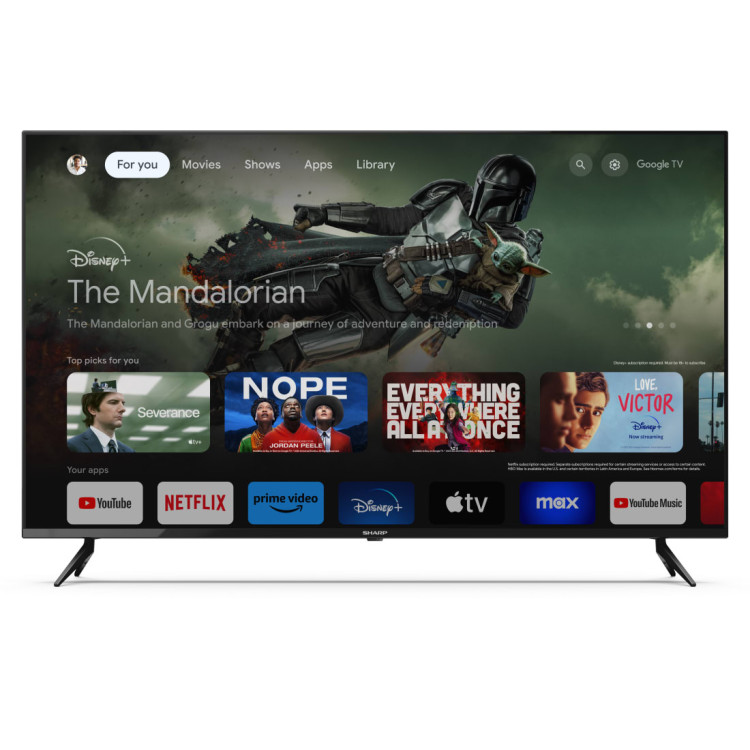 Sharp 50GL4060E TV 127 cm (50") 4K Ultra HD Smart TV Wi-Fi Preto