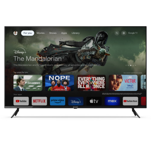 Sharp 50GL4060E TV 127 cm (50") 4K Ultra HD Smart TV Wi-Fi Preto Sharp 50GL4060E TV 127 cm (50") 4K Ultra HD Smart TV Wi-Fi Preto