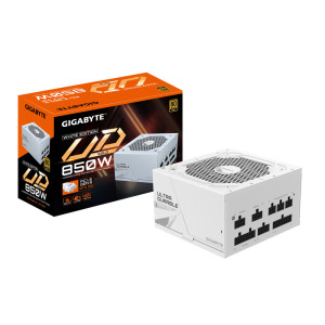 GIGABYTE UD850GM PG5W fonte de alimentação 850 W 20+4 pin ATX ATX Preto