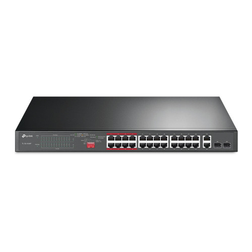 TP-Link TL-SL1226P Não-gerido Gigabit Ethernet (10 100 1000) Power over Ethernet (PoE) 1U Cinzento TP-Link TL-SL1226P Não-gerido Gigabit Ethernet (10 100 1000) Power over Ethernet (PoE) 1U Cinzento