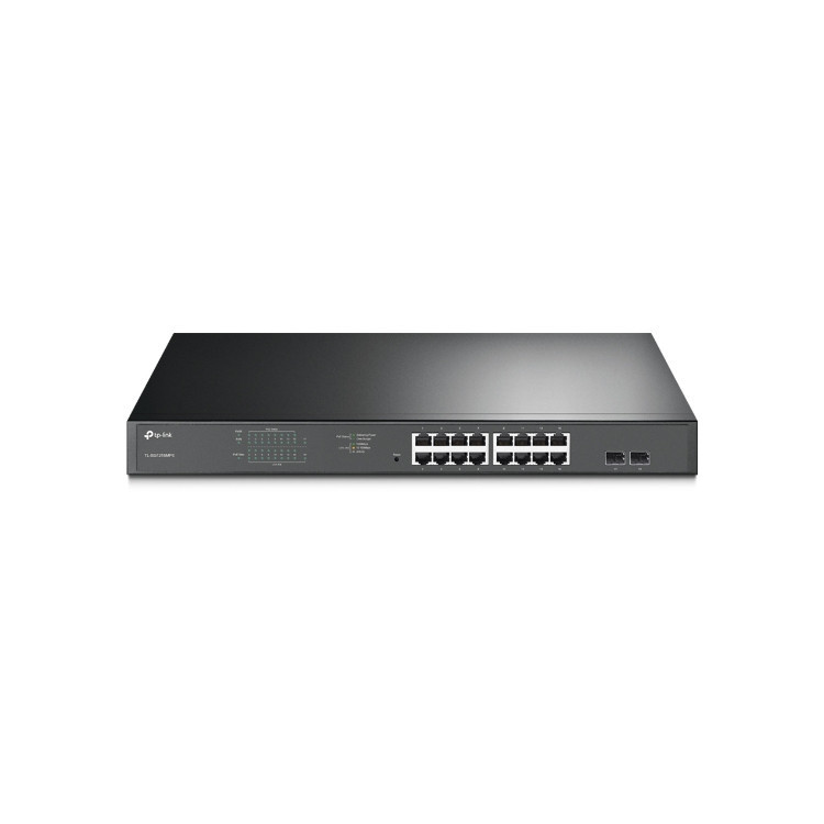 TP-Link TL-SG1218MPE Gerido L2 Gigabit Ethernet (10 100 1000) Power over Ethernet (PoE) 1U Preto