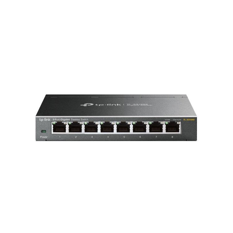 TP-Link Omada TL-SG108S switch de rede Não-gerido Gigabit Ethernet (10 100 1000) Preto